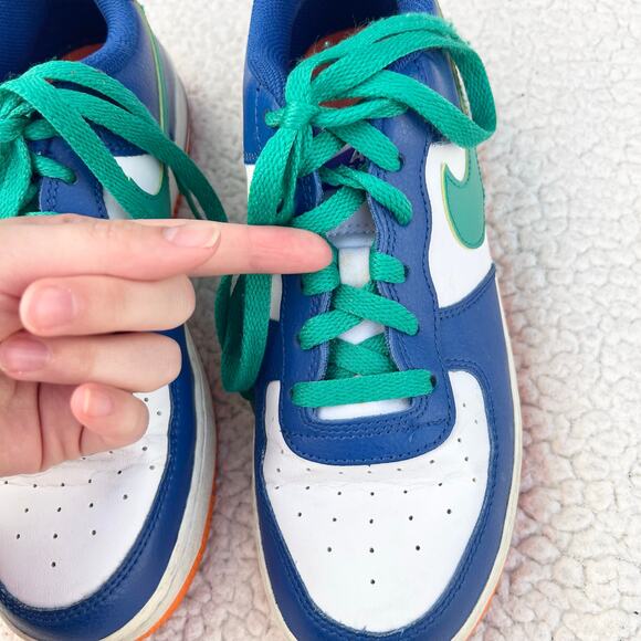 Nike Air Force 1 Low LV8 GS Gym Blue - Picture 6 of 6